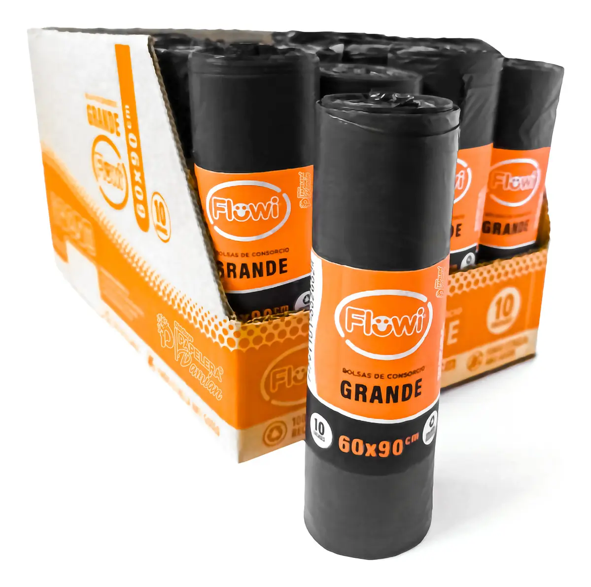 RESIDUO 60X90 - 240 UN (24 ROLLOS X 10 UN)